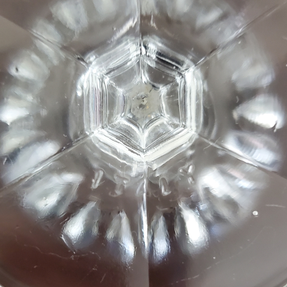Vintage Italian Cut Crystal Champagne/Sherbert Glasses ~ Set of 9 - Picture 7 of 9